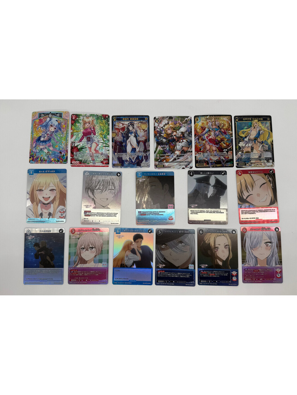 17-Card Anime TCG Lot Z/X WIXOSS Build Divide My Dress-Up Darling Foil C20